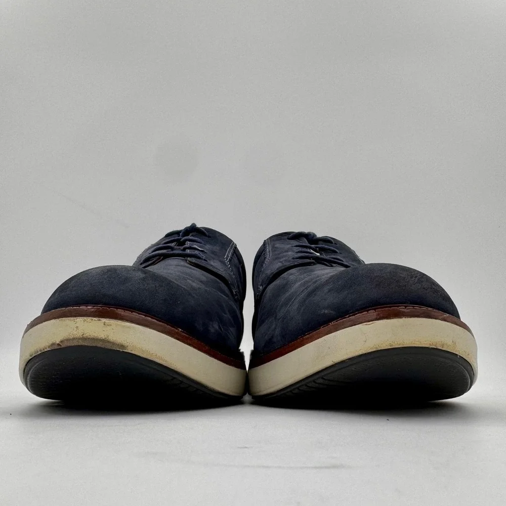 Johnston & Murphy XC+ Parker Navy Nubuck Leather Waterproof Oxford Men's 11W